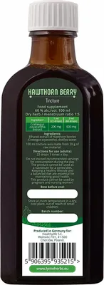 Produktbild von Weißdornbeere Tinktur 1:5 (100ml)