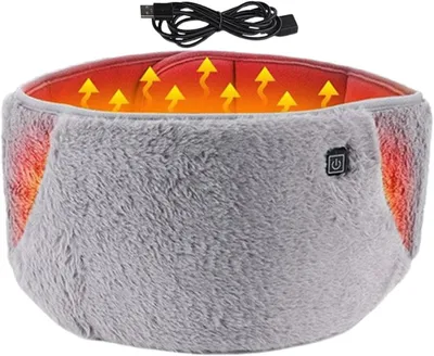 Zdjęcie produktu dla Termofor - poduszka grzewcza - łagodzenie skurczów - 2 w 1 - 105 cm - szary