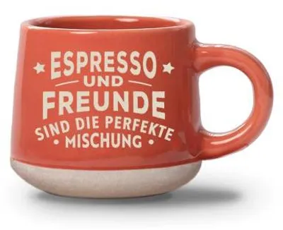 Produktbild von Espresso-Tasse Espresso & Freunde - 60ml , spülmaschinenfest im Landhausstil