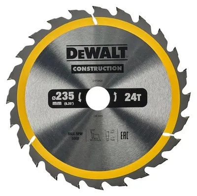 Image de Lame de scie circulaire portative DEWALT Carbure Construction