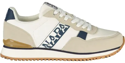 Produktbild von Weiße Herrensportschuhe mit Kontrastdetails und herausnehmbarem Fußbett