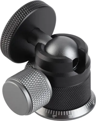 Produktbild von Aluminiumlegierungskugel Kopf 360 Grad Rotation 180 Falten Dual U -Formsteckplatz 1/4in -Mount -Stativ