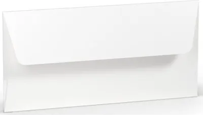Produktbild von Briefhülle Paperado DL SF weiß RÖSSLER 16400209 110x220mm gerippt