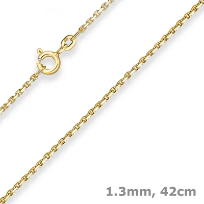 1-3mm-Ankerkette-diamantiert-aus-585-Gelbgold-42cm