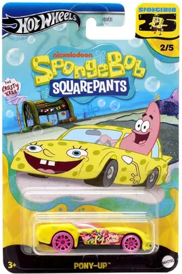 Immagine prodotto di Pony-Up | Veicolo Hot Wheels | Spongebob 25 anni | Mattel HRV53