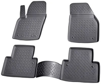 Zdjęcie produktu dla gumowe dywaniki podłogowe 3D do VOLVO S40 | V50 | 2004-2012 | dopasowane z obramowaniem