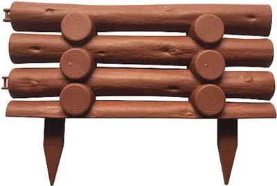 Produktbild von PROREGAL Gartenzaun, Kunststoff GF067, 44x31cm, Terrakotta