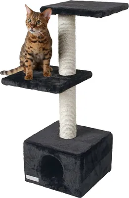Produktbild von Kratzbaum KERBL Venus Sweet 30x30x85 cm schwarz