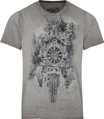 Produktbild von Trachtenshirt Rocking Schwarzwald grau S