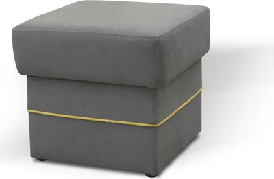 Immagine prodotto di Pouf rotondo, poggiapiedi imbottito, seduta imbottita, pouf, seduta in tessuto