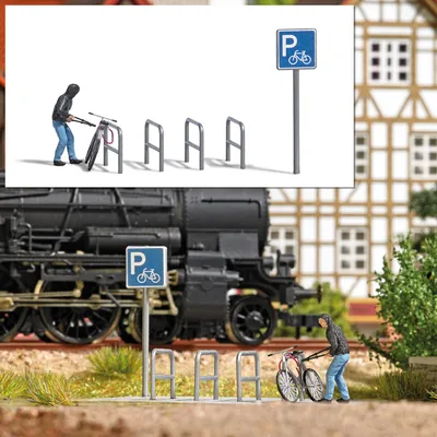 Produktbild von Busch A-Set: Fahrradklau H0 7950
