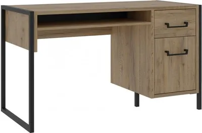 Produktbild von Furniture24 Schreibtisch Oriental Tree HUDB211R Bürotisch mit Schublade und Tür