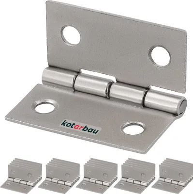 Zdjęcie produktu dla KOTARBAU® Zestaw 25 zawiasów meblowych Zawias meblowy 30 mm Zawias meblowy Zawias szafkowy Zawias niklowy Zawias walcowany Zawias fortepianowy Zawias skrzynkowy Zawias skrzynkowy Skrzynka na narzedzia