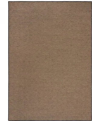 Obrázek produktu pro 200x290 cm Kusový koberec Geometric Jute Black