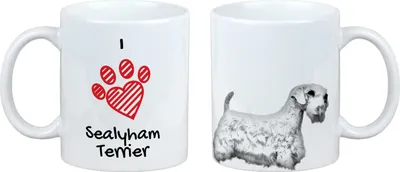 Image de Sealyham Terrier - Tasse avec chien, adorable tasse avec graphisme, cadeau avec votre photo de la marque Art-Dog
