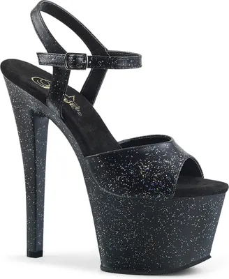 Produktbild von SKY-309MMG Damen Sandale von Pleaser, Schwarz EU 44, US 14