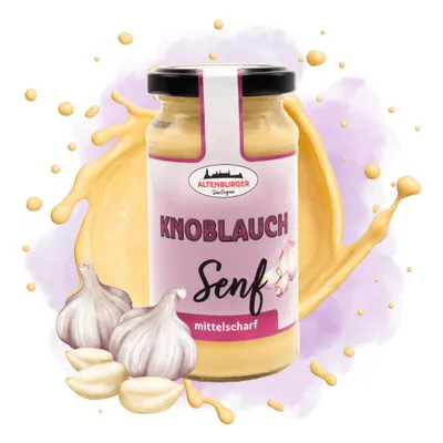 Produktbild von Knoblauch Senf, 200 ml