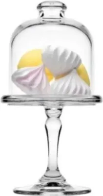Image de Pasabahce Mini pâtisserie avec calotte, en verre pour dessert, pralines Transparent