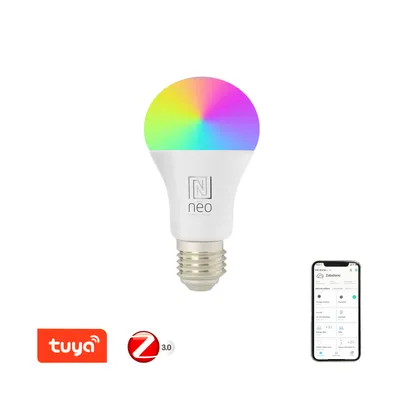 Produktbild von Immax NEO LITE Smart LED-Lampe E27 11W RGB + CCT Farbe und Weiß, dimmbar, Zigbee 3.0, TUYA