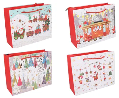 Produktbild von Geschenktüte S 24,5 x 19,5 x 9,5 cm WEIHNACHTEN