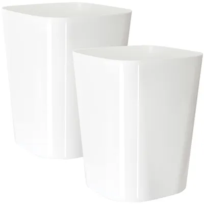 Immagine prodotto di Youngever, 2 contenitori quadrati per rifiuti da 4,8 litri, realizzati in plastica