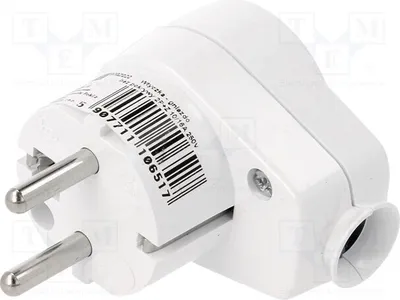 Productafbeelding van 1x Connector: voor AC-stroomtoevoer, mannelijk/vrouwelijk, type 9002222, voor eenfasennet
