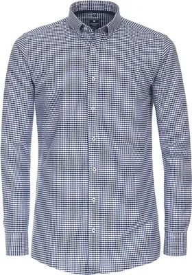 Produktbild von REDMOND Übergrößen Langarmhemd Navy 5XL