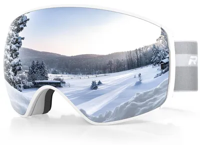 Produktbild von Solidchoice – Skibrille mit austauschbaren Gläsern und UV-Schutz für Skifahren und Snowboarden