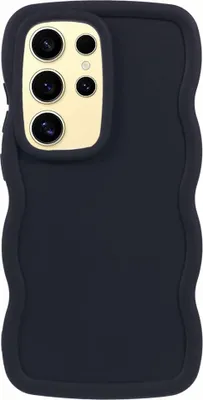 Immagine prodotto di Custodia per Samsung Galaxy S25 Ultra - Cover posteriore in silicone Phonesta Wavy - Nero