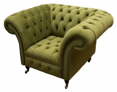Produktbild von Chesterfield Design Sessel Couch Polster Luxus Textil Couchen Einsitzer