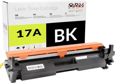 Produktbild von Toner ersetzt HP CF217A 17A – kompatibel zu LaserJet Pro M102a M130fw M132nw M134a – Schwarz – 1600 Seiten