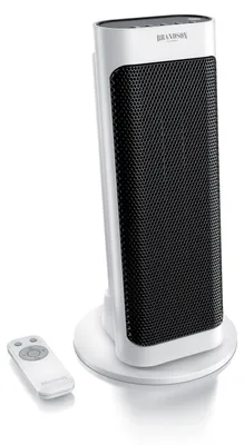 Zdjęcie produktu dla Termowentylator ceramiczny Brandson 2000W z pilotem, oscylacja 80°, zabezpieczenie przed przegrzaniem, automatyczne wyłączanie, zabezpieczenie przed przewróceniem, timer 1-7h, 2 poziomy mocy, biały