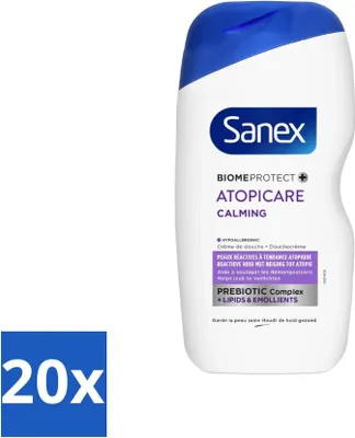Obrázok produktu pre Sanex BiomeProtect Dermo sprchový krém na reaktívnu pokožku 400 ml - hodnotné balenie - 20 kusov