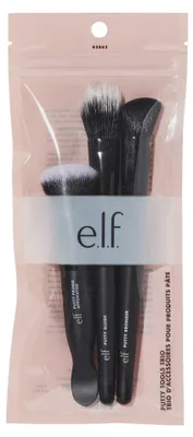 Image de ELF Make Up Set de pinceaux visage Trio de pinceaux pour produits Putty Accessoires de maquillage