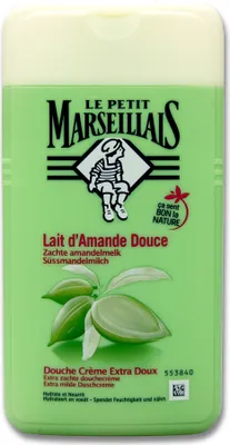 Produktbild von Le Petit Marseillais Duschcreme Süßmandelmilch 250 ml Flasche