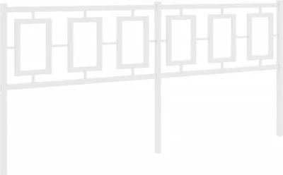Produktbild von vidaXL Ersatz-Kopfteil Metall Weiß 180 cm