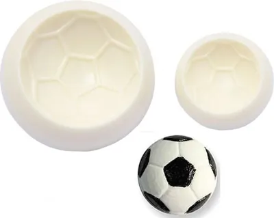 Produktbild von Kunststoffform 2D Fußball 2 Stück