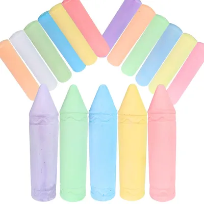 Produktbild von BEST SPORTING Straßenmalkreide 3er-Set | Jumbo, Bunt & Neon | 17 hochwertige Malkreiden in leuchtenden Farben | Perfekt für Kinder & Erwachsene | Wasserlöslich & leicht zu handhaben