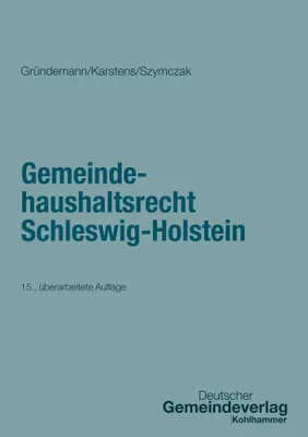 Produktbild von Gemeindehaushaltsrecht Schleswig-Holstein