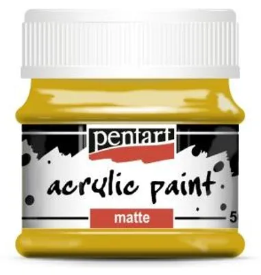 Obrázek produktu pro Akrylová barva matná PENTART 50 ml OKROVÁ