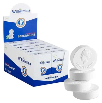 Obrázok produktu pre Wilhelmina Mätová krajina vegánska 24 x 100 gramov lakritsa