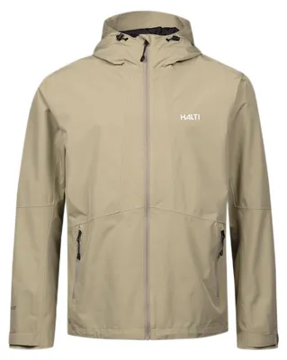 Immagine prodotto di Giacca impermeabile HALTI Forter DX da uomo con cappuccio, beige, taglia S