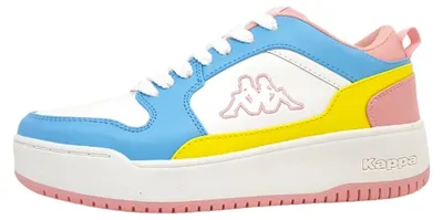 Immagine prodotto di Scarpe da ginnastica Kappa da donna, modello stringato, sportive, colore bianco, adatte al tempo libero