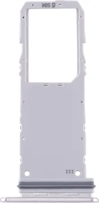 Image de Support pour carte SIM pour Samsung Galaxy Note 10, blanc, pièce de rechange, neuf