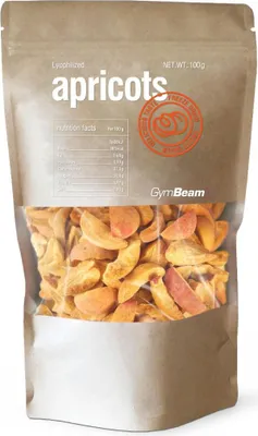 Produktbild von GymBeam - Gefriergetrocknete Aprikosen 100 g