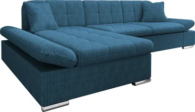 Produktbild von MIRJAN24 Ecksofa Malwi Cord mit Bettkasten und Schlaffunktion, Elegante Couch, Polsterecke (Farbe: Poso 5, Seite: Links)