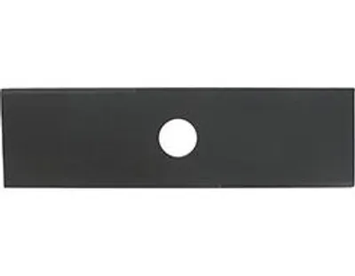 Image de Lame droite adaptable pour débroussailleuse – largeur de coupe 250 mm, alésage : 25,4 mm, épaisseur : 2,5 mm