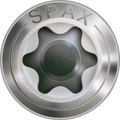 Image de SPAX® 0538000600603 SPAX® Terrassenschrauben T25 Zylinderkopf Edelstahl A2 0538000600603 6 mm x 60 mm, 100 St.