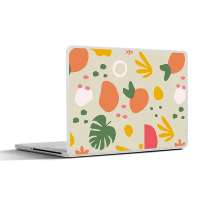 Produktbild von MuchoWow® Laptop Aufkleber Sticker Cover Frucht - Lochpflanze - Muster 25x18 cm - Laptop-Deko