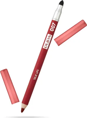Zdjęcie produktu dla Pupa True Lips Blendable Lip Liner Pencil konturówka do ust 007 Shocking Red 1,2 g
